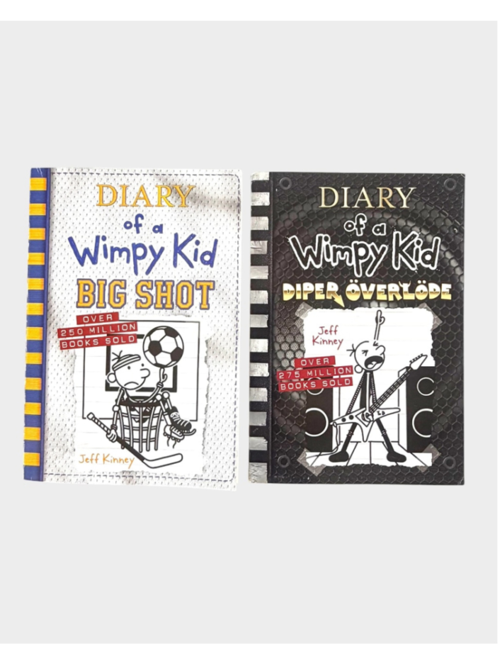 Lot of 2 Diary of the Wimpy Kid Big Shot & Diper Overload